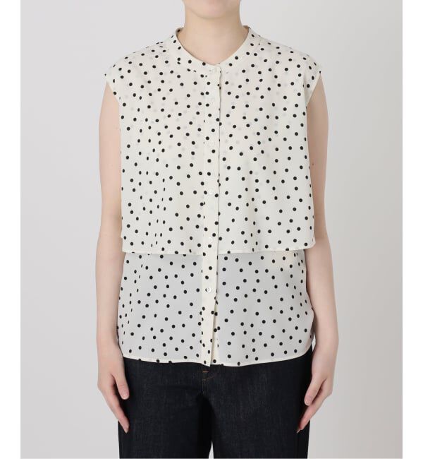 Spick and Span「《予約》ドットノースリブラウス」|シャツ・ブラウス|