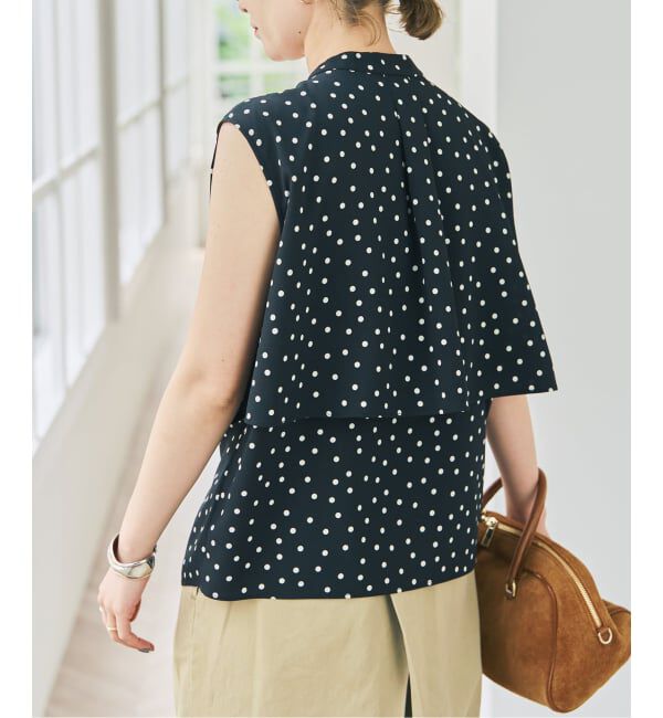 Spick and Span「《予約》ドットノースリブラウス」|シャツ・ブラウス|
