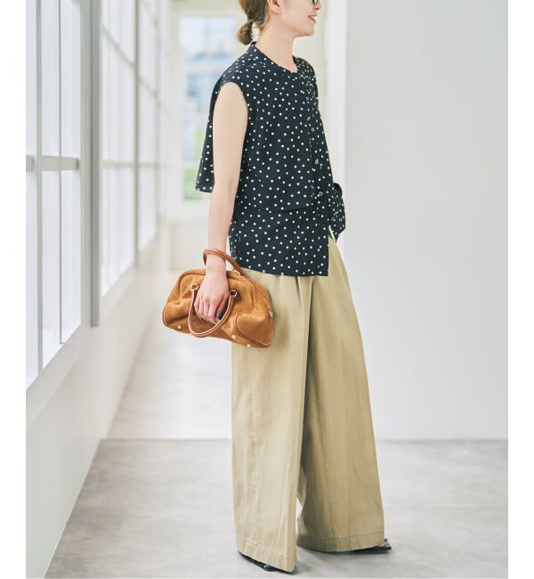 Spick and Span「《予約》ドットノースリブラウス」|シャツ・ブラウス|