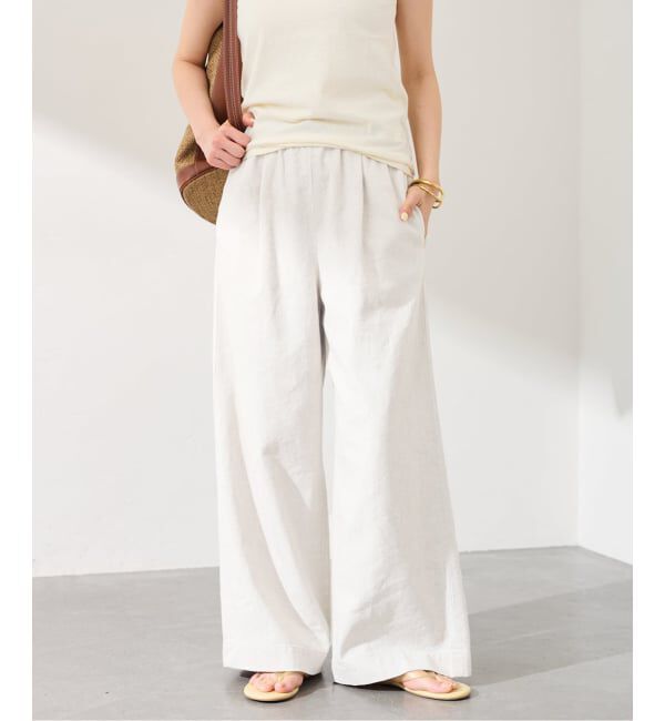 FRAMeWORK「≪追加≫綿麻イージーパンツ 2」|その他|