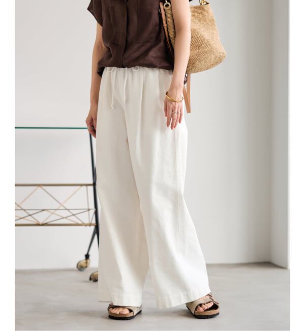 FRAMeWORK「≪追加≫綿麻イージーパンツ 2」|その他|