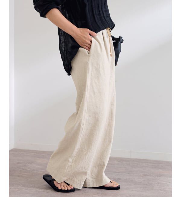 FRAMeWORK「≪追加≫綿麻イージーパンツ 2」|その他|