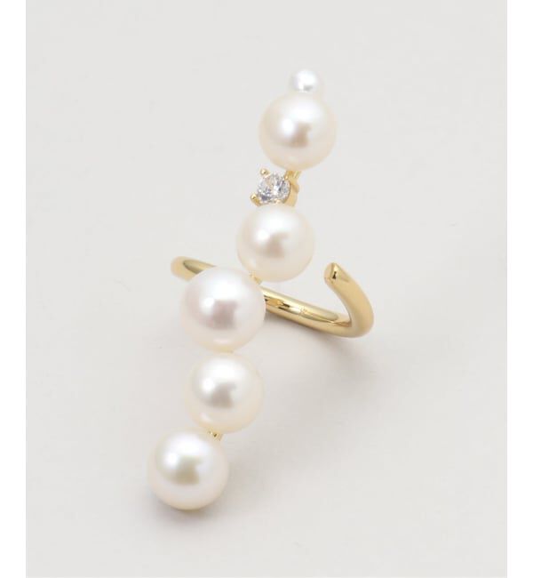  「STELLAR HOLLYWOOD/ステラハリウッド ミューズラインパールリング」|リング|ゴールド