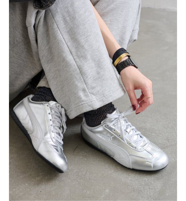  「PUMA/ プーマ SPEEDCAT SILVER WNS」|スニーカー|シルバー