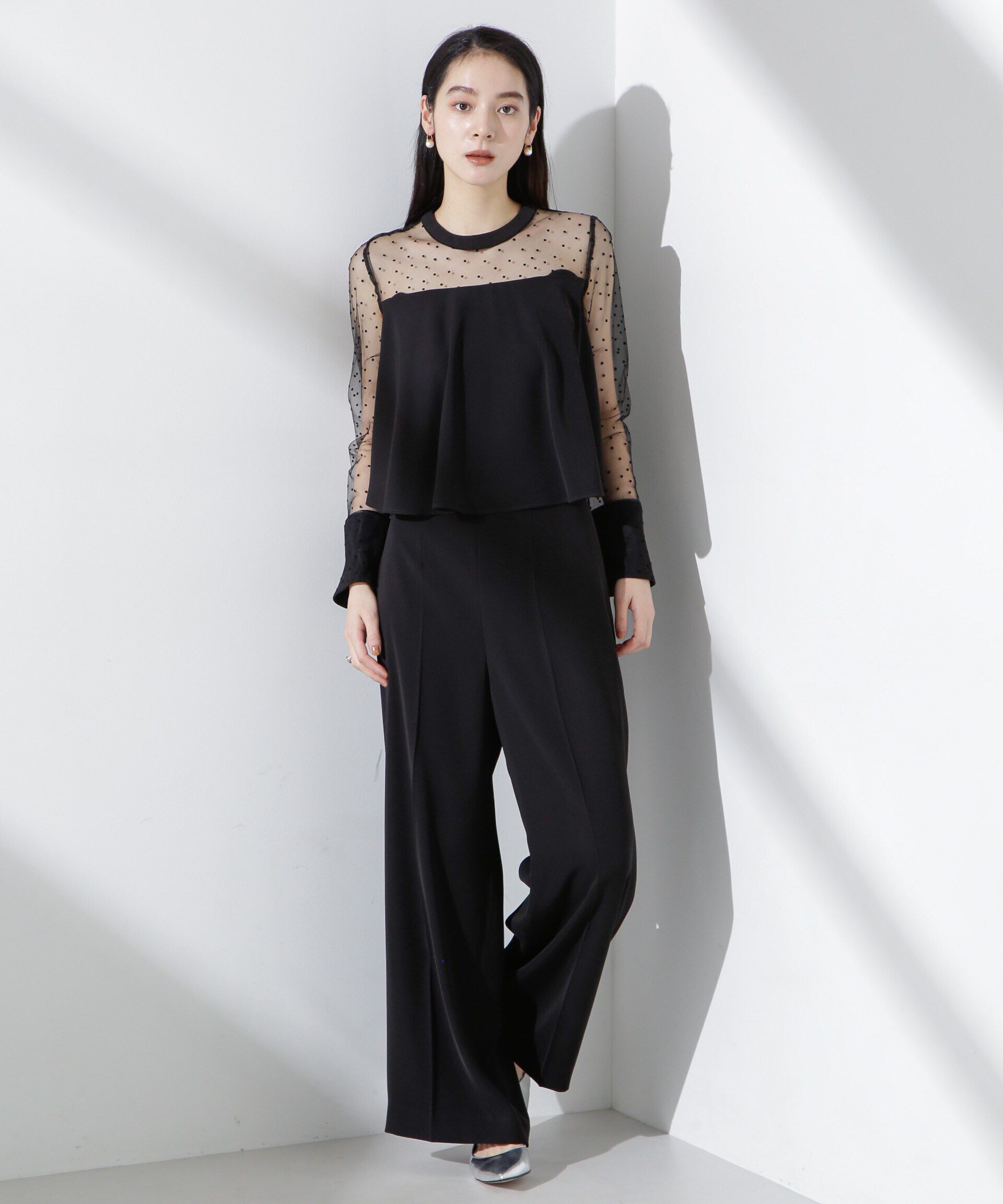 nano･universe「フロッキードットチュールセットアップ」|ワンピース|