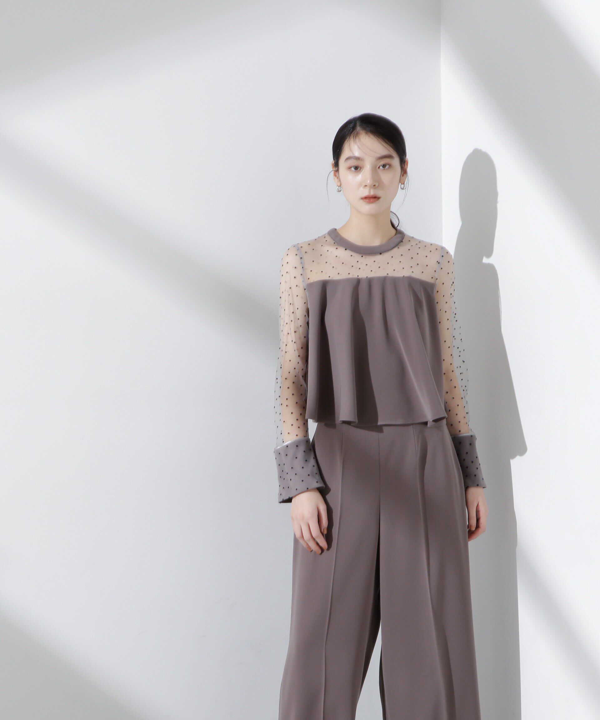 nano･universe「フロッキードットチュールセットアップ」|ワンピース|