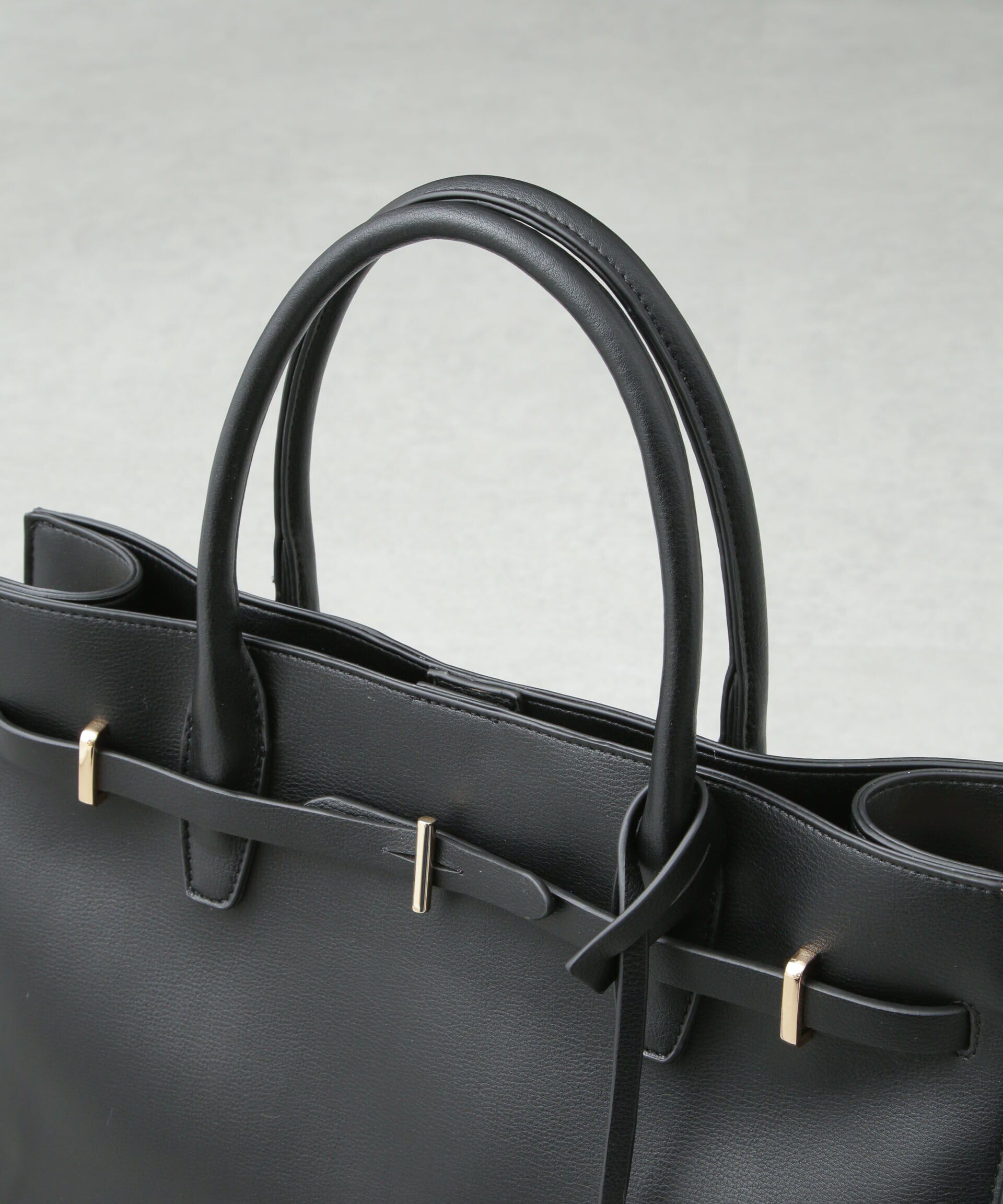 nano･universe「ターンロックベルトビッグトートバッグ」|ショルダー・メッセンジャー|