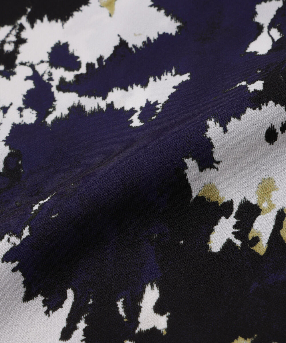 nano･universe「ペイント風オープンカラーシャツ」|シャツ・ブラウス|