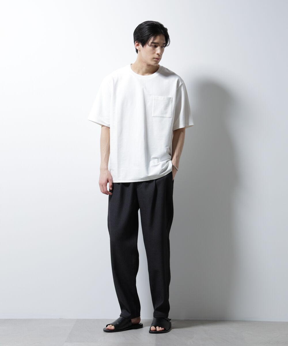 nano･universe「「MC」coveross(R)ツイル調 冷感プレーティング天竺 ポケットTシャツ」|Tシャツ・カットソー|