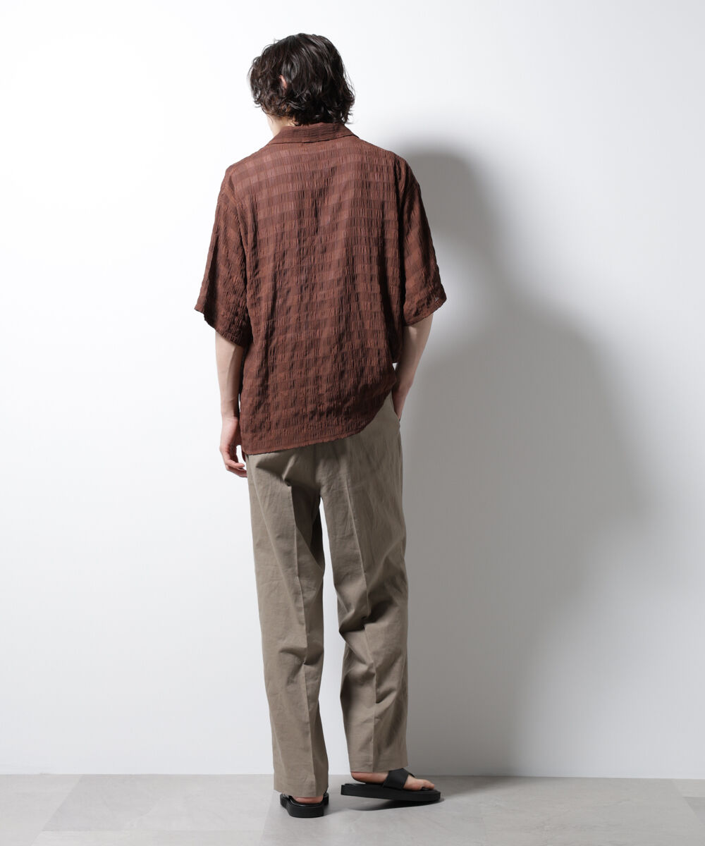 nano･universe「シースルーチェックシャツ」|シャツ・ブラウス|