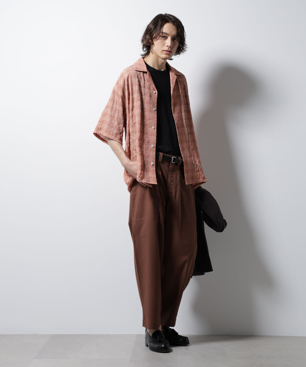 nano･universe「シースルーチェックシャツ」|シャツ・ブラウス|