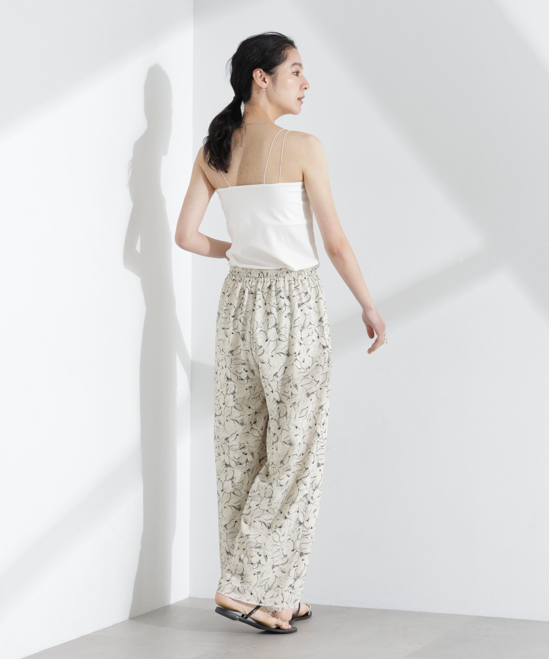  「ロンシャンオールドコレクション フラワーワイドパンツ」|その他|