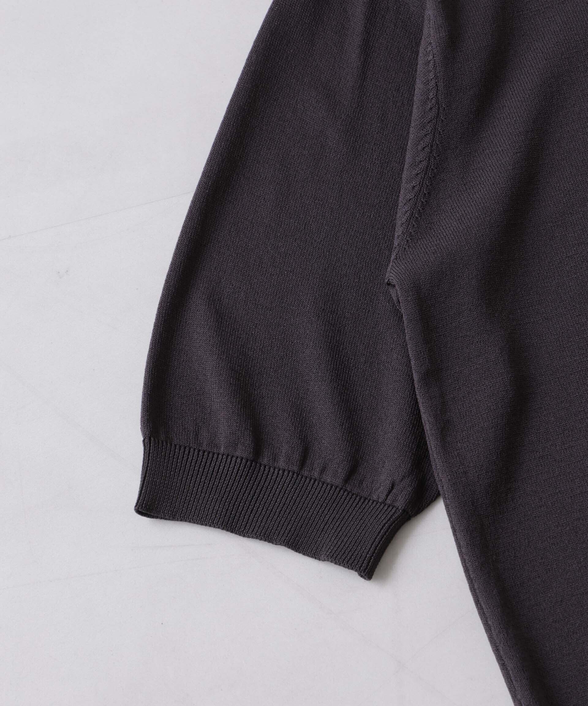 nano･universe「多機能強撚ポロニットトップス」|ニット・セーター|