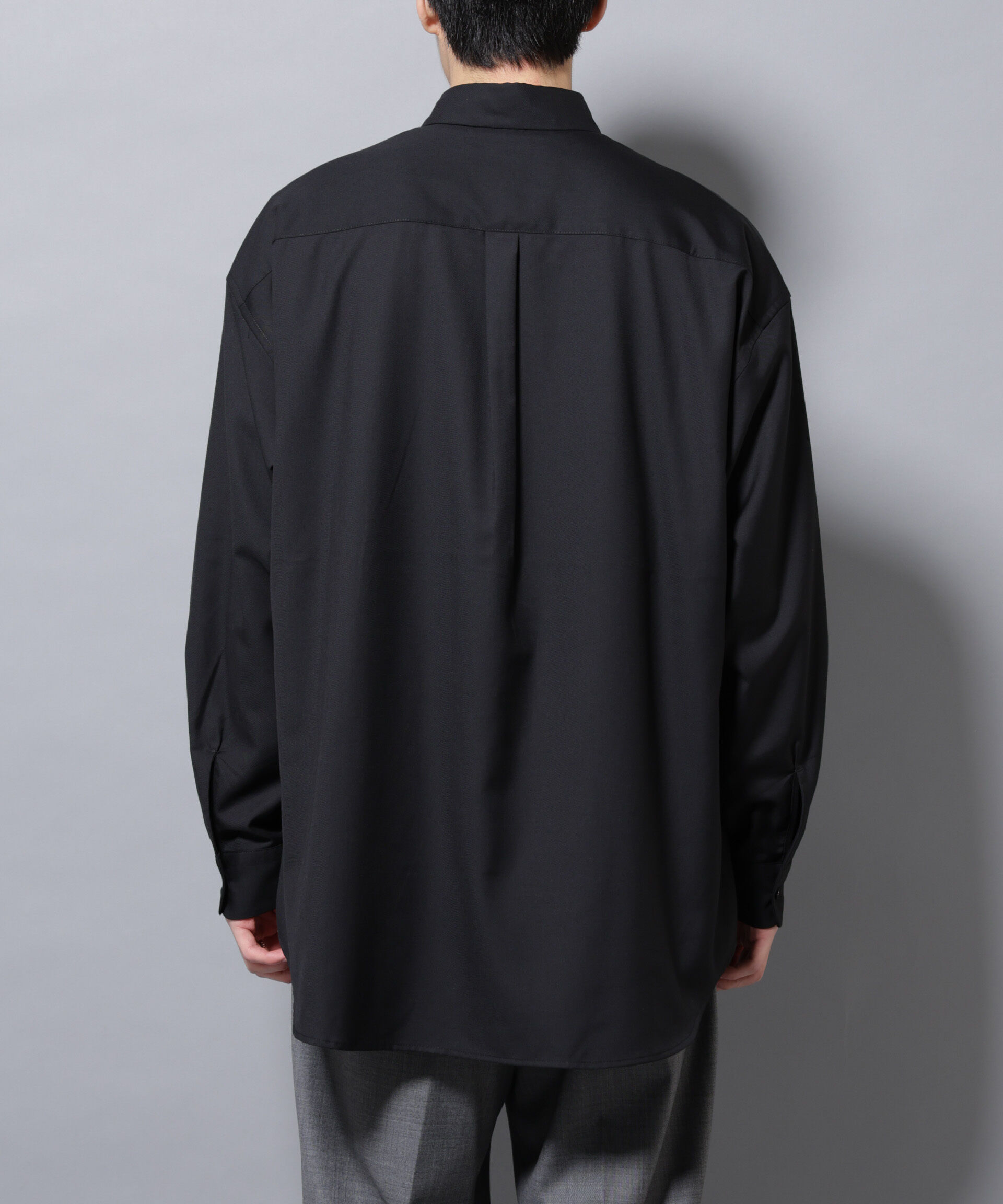 nano･universe「ビッグドレープシャツ 長袖」|シャツ・ブラウス|