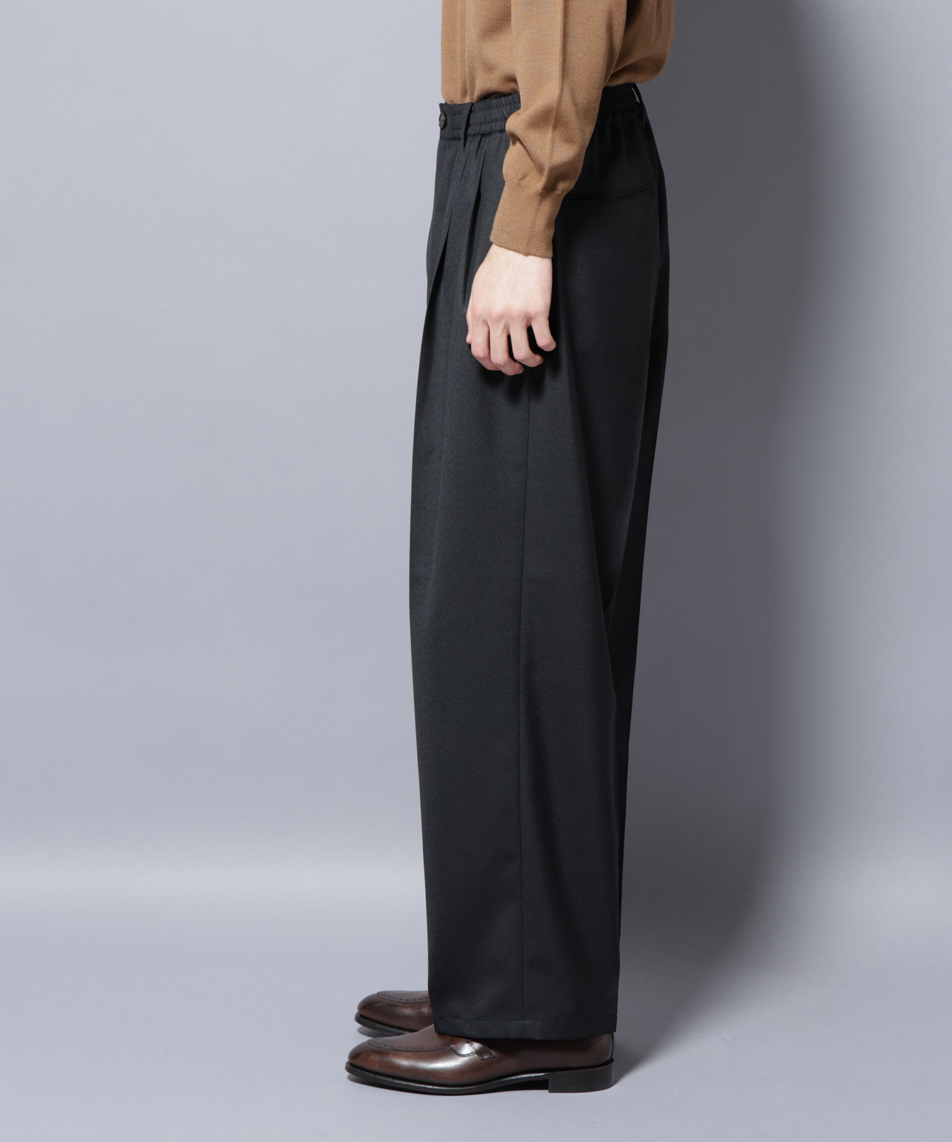 nano･universe「「大人のワイドパンツ」ドライギャバワイドイージースラックス」|チノ|