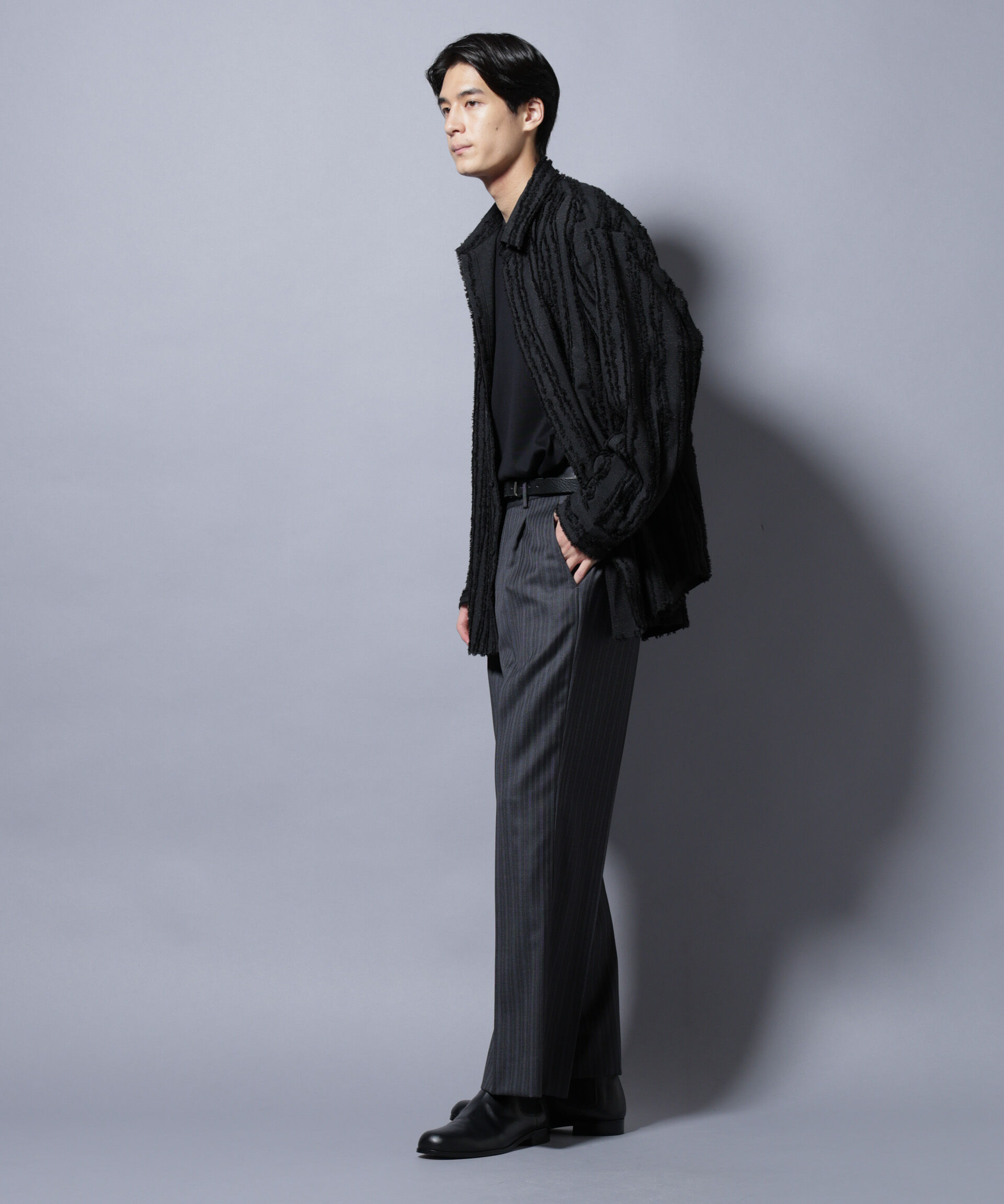 nano･universe「カットレースフリンジシャツ」|シャツ・ブラウス|