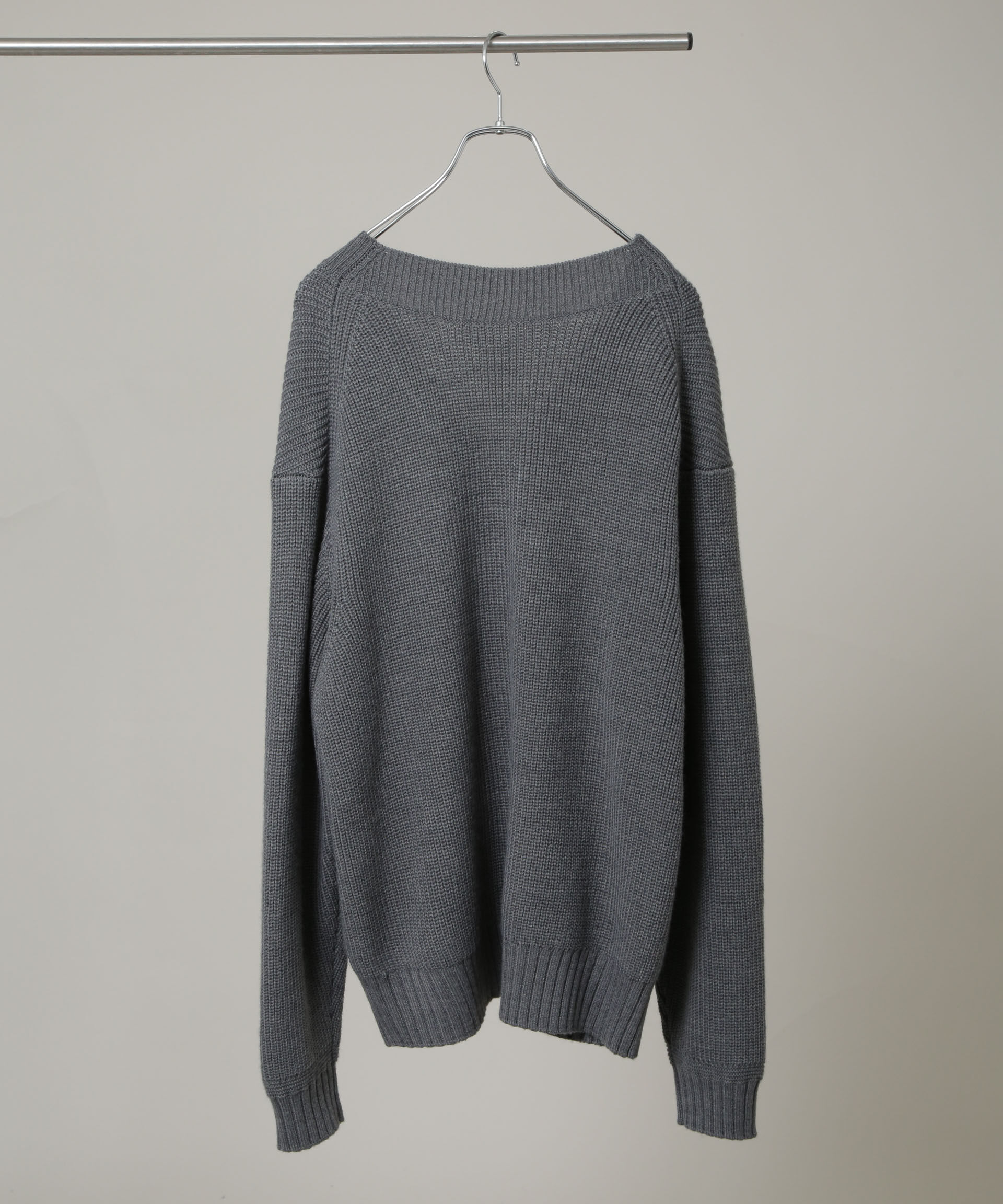 nano･universe「｢HOTEL PALACE｣  ディープVネックミドルゲージニット」|ニット・セーター|