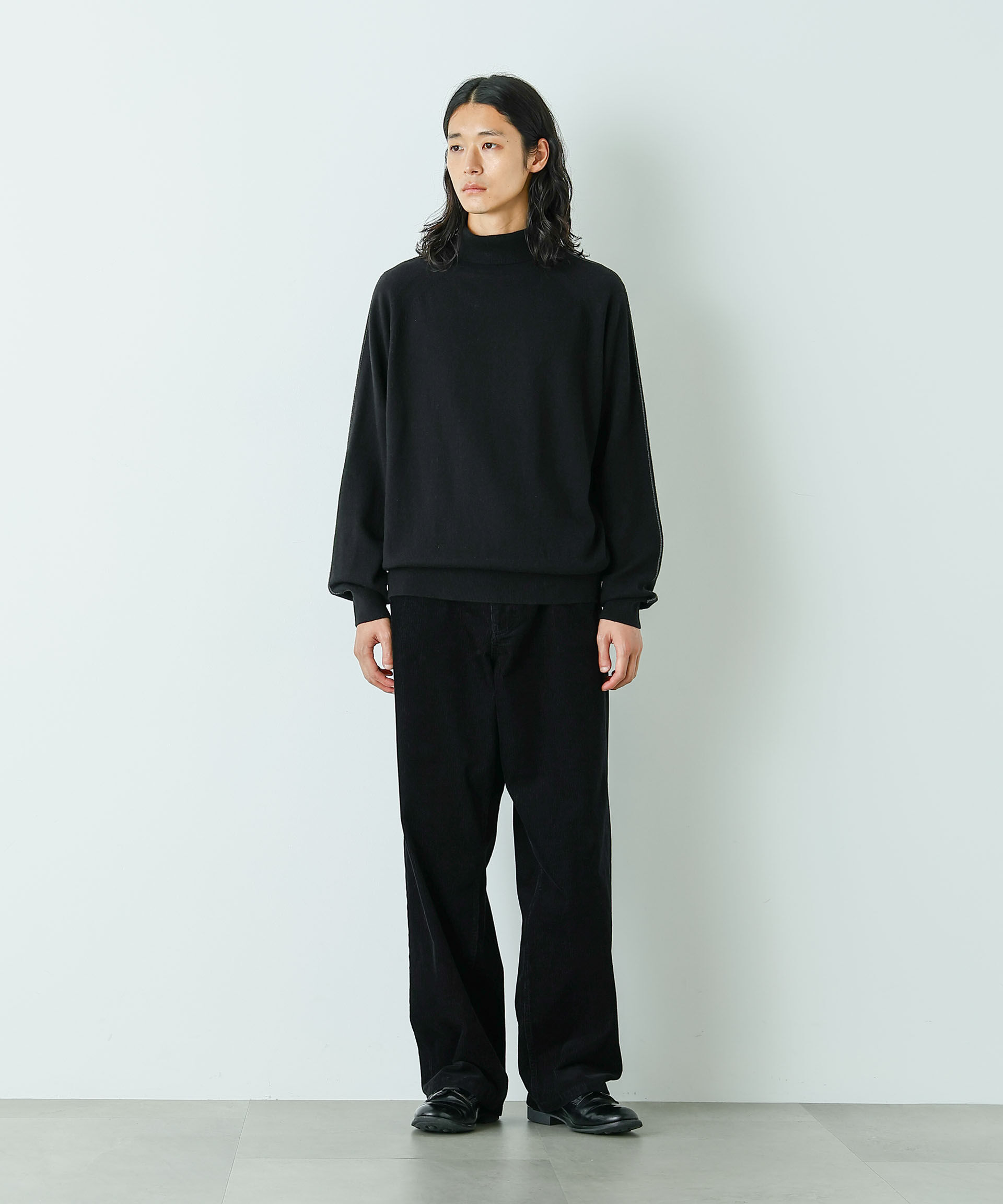 nano･universe「｢HOTEL PALACE｣ ワイドストレートコーデュロイパンツ」|チノ|