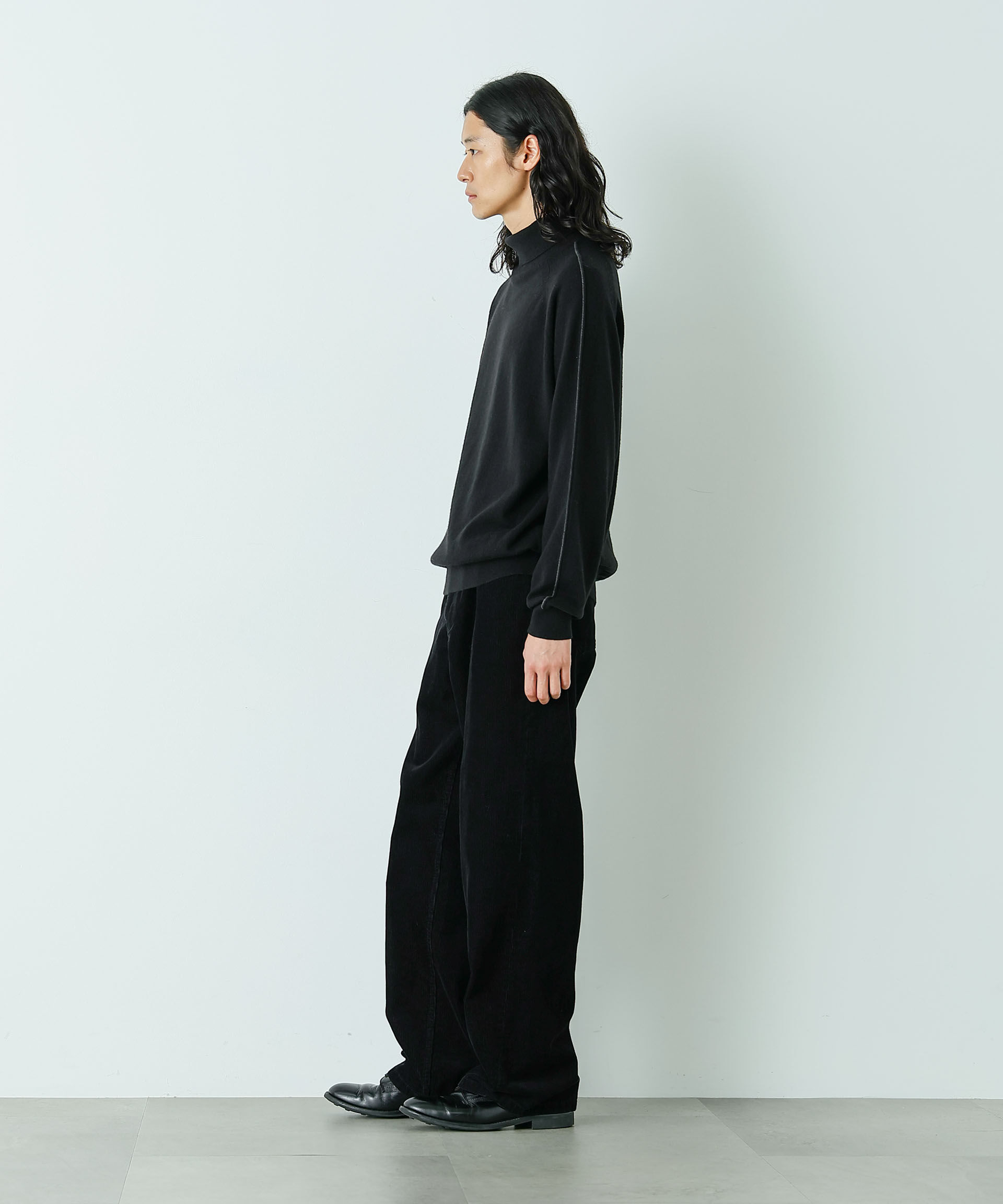 nano･universe「｢HOTEL PALACE｣ ワイドストレートコーデュロイパンツ」|チノ|