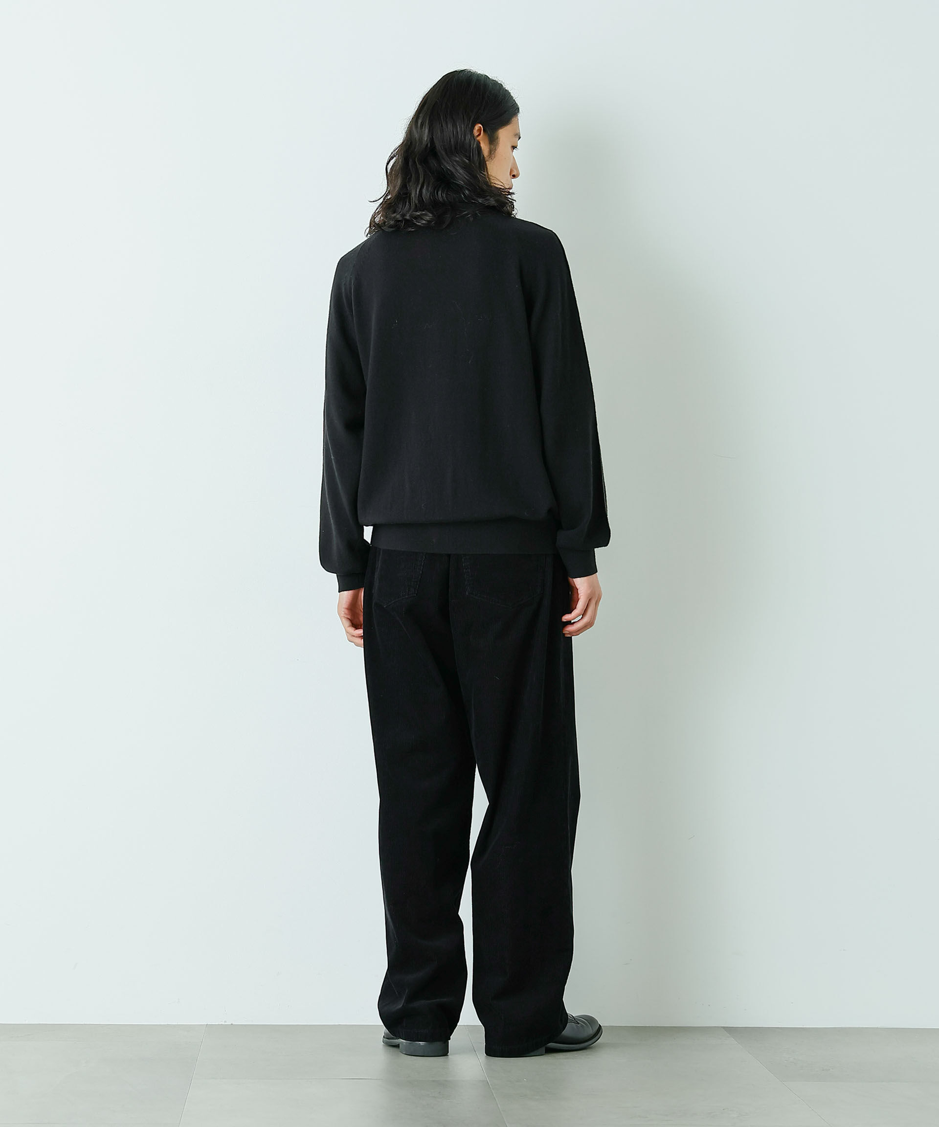 nano･universe「｢HOTEL PALACE｣ ワイドストレートコーデュロイパンツ」|チノ|