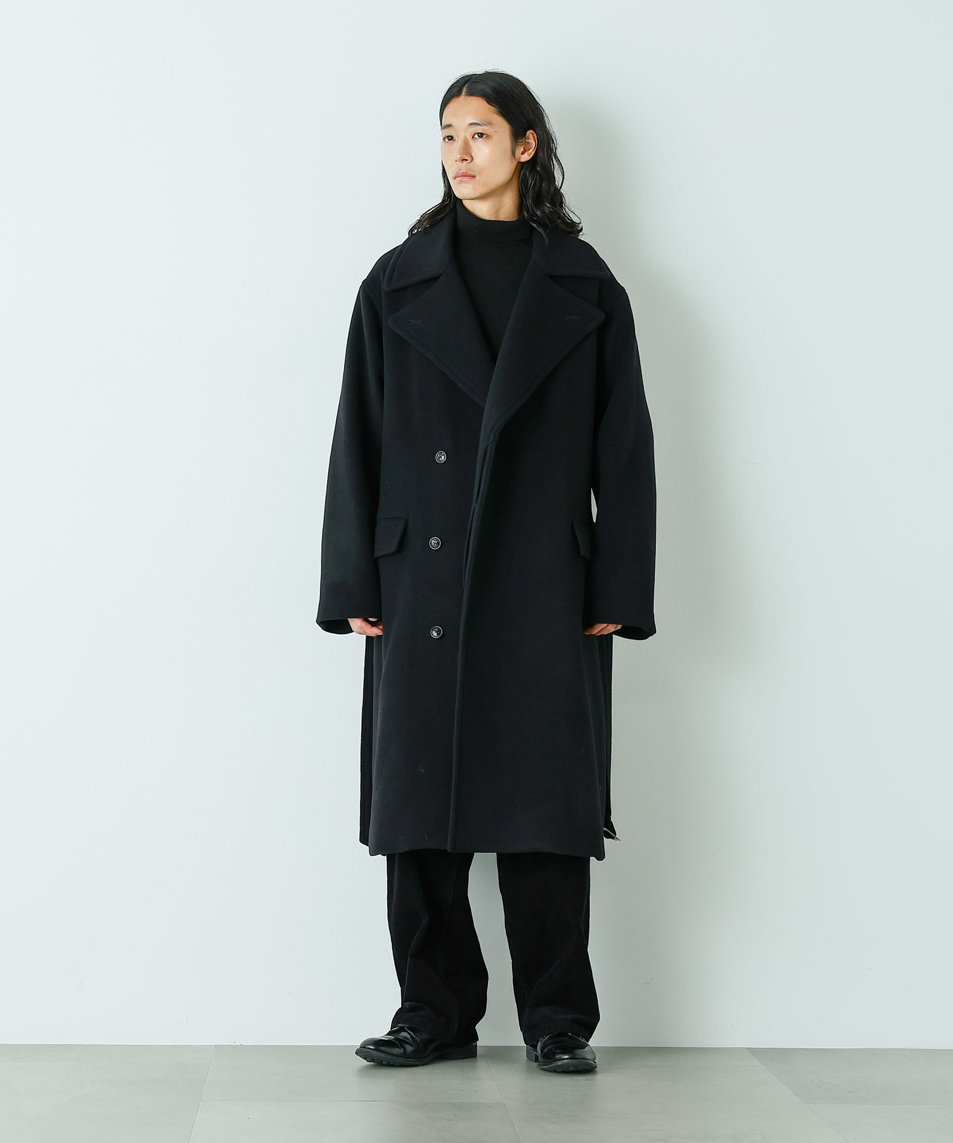 nano･universe「｢HOTEL PALACE｣ ワイドストレートコーデュロイパンツ」|チノ|