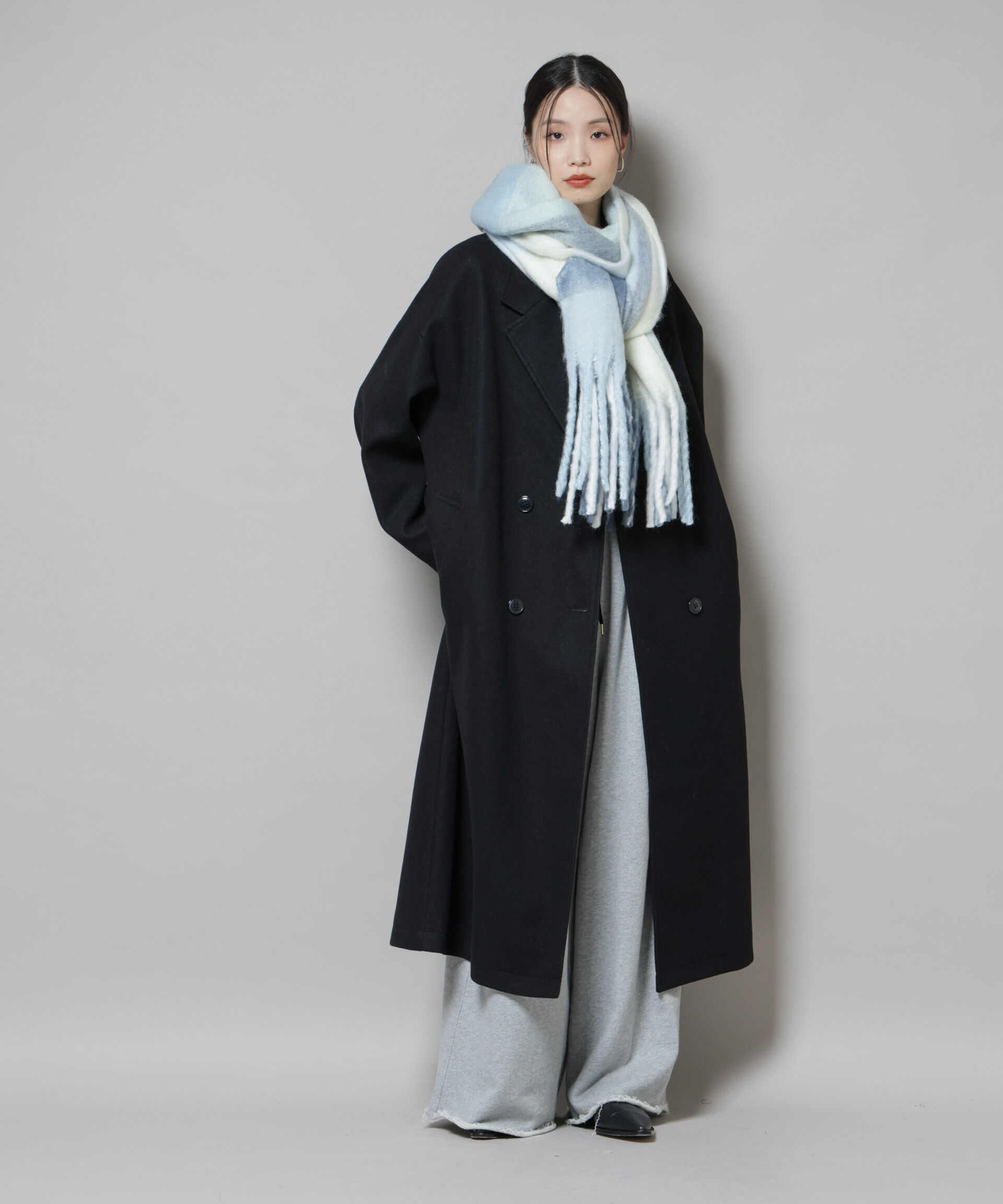 nano･universe「メルトンジャージーチェスターロングコート」|その他|