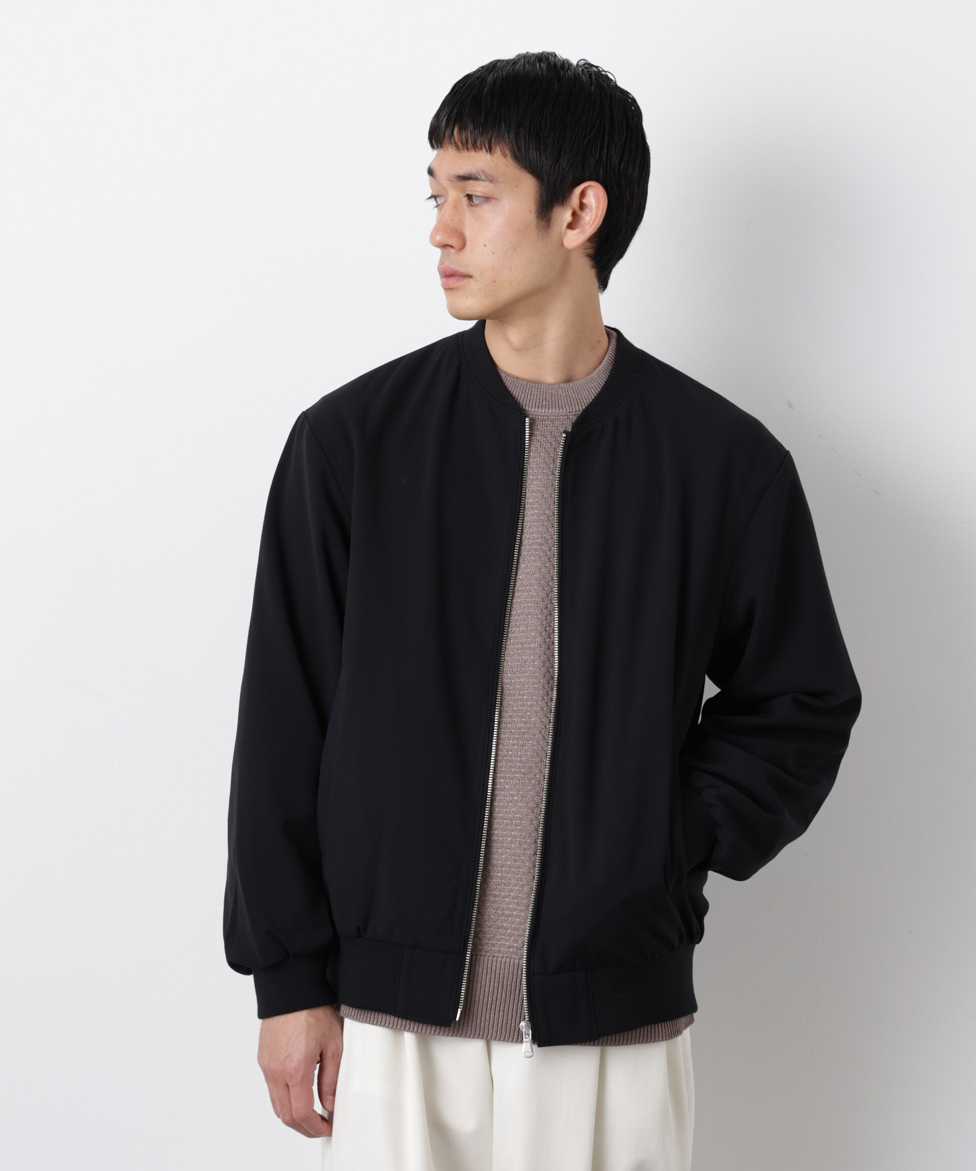 nano･universe「TRインタックMA-1」|ブルゾン・スタジャン|