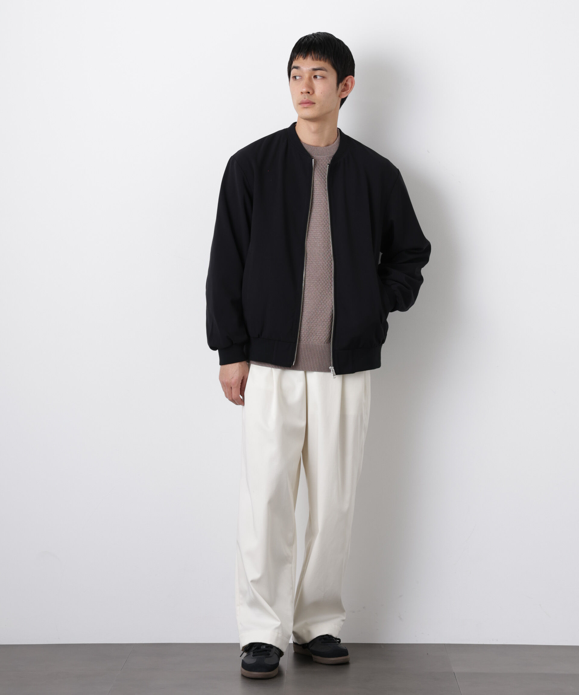 nano･universe「TRインタックMA-1」|ブルゾン・スタジャン|