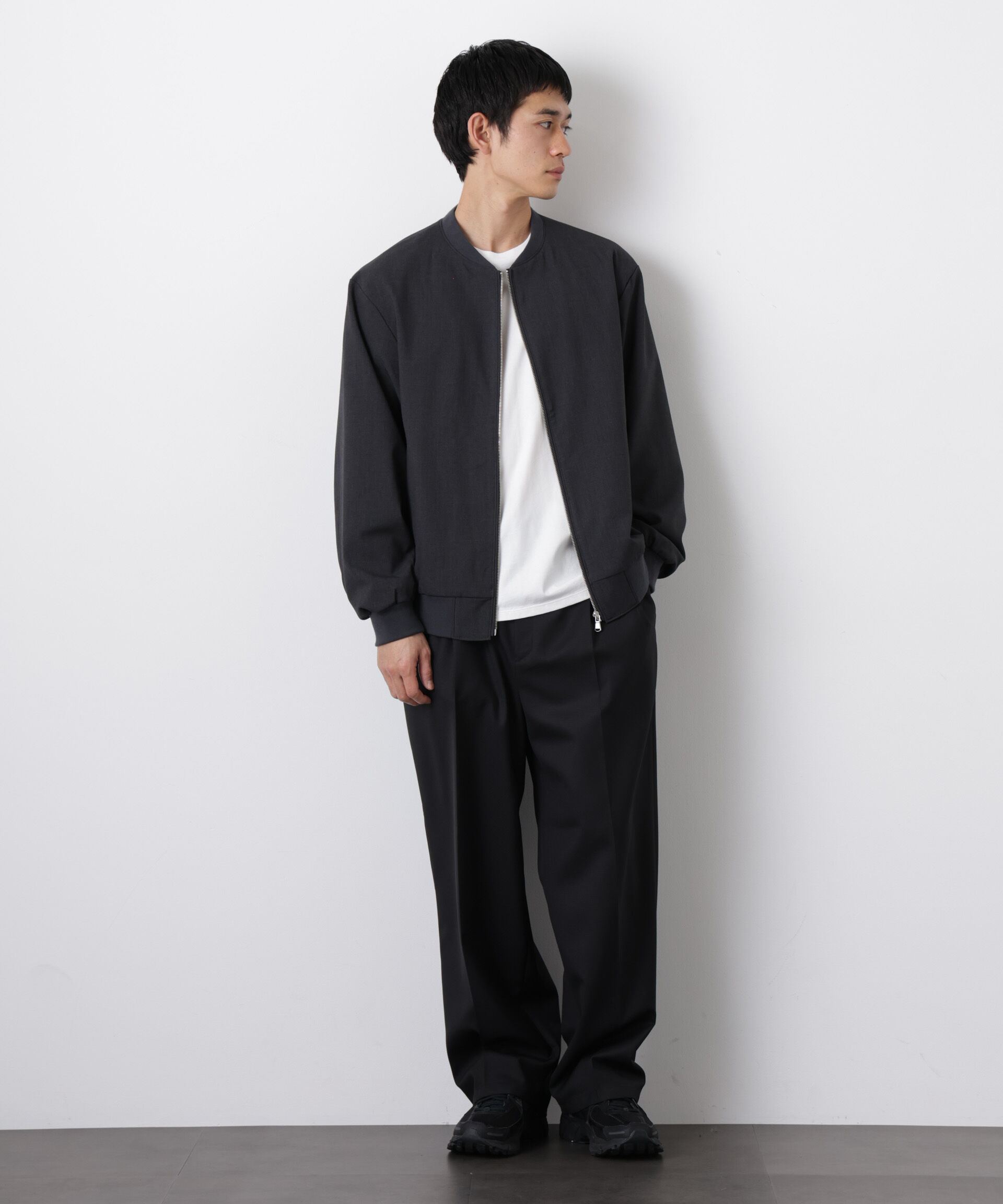 nano･universe「TRインタックMA-1」|ブルゾン・スタジャン|