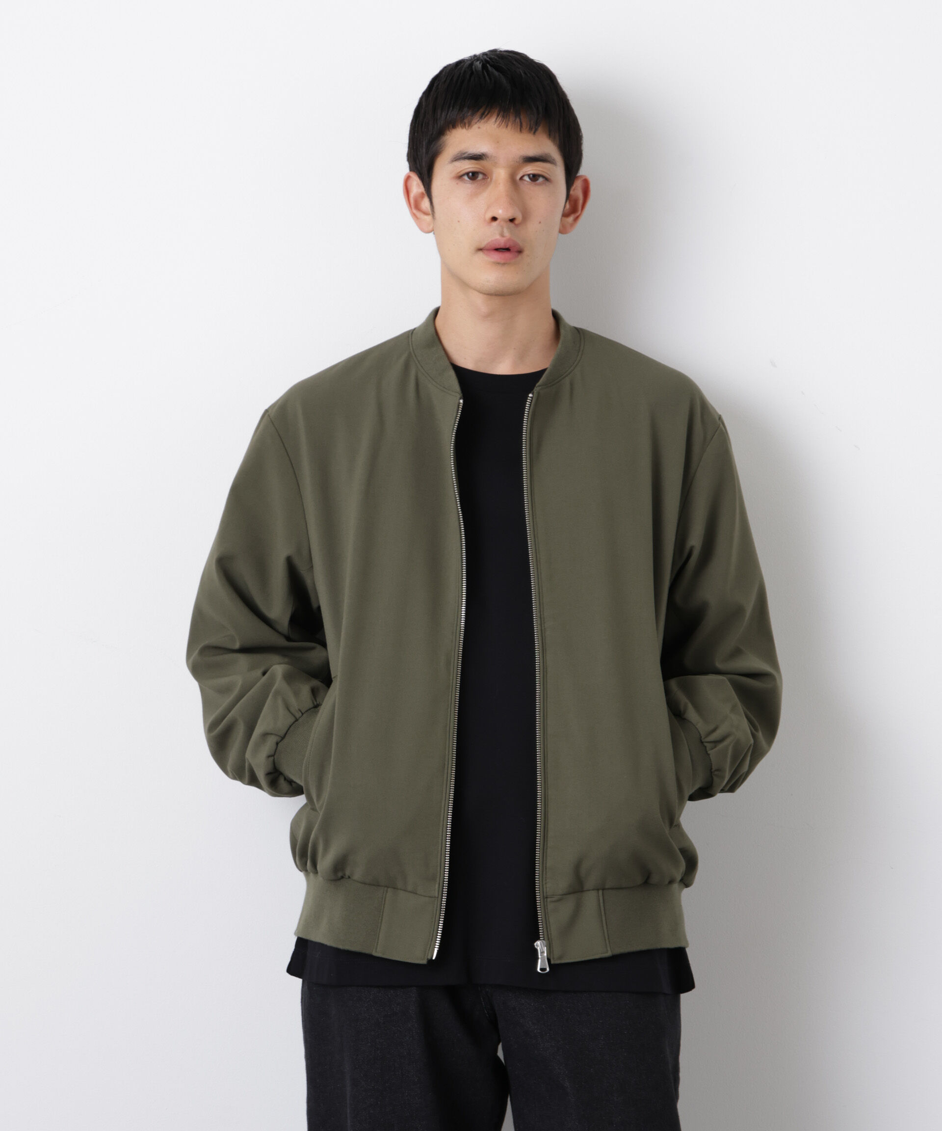 nano･universe「TRインタックMA-1」|ブルゾン・スタジャン|