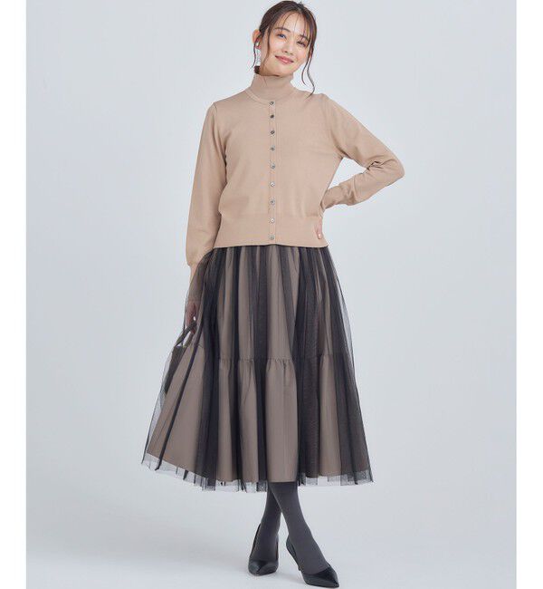 組曲「【6色展開・UVケア】クルーネックモダンカーディガン」|カーディガン|