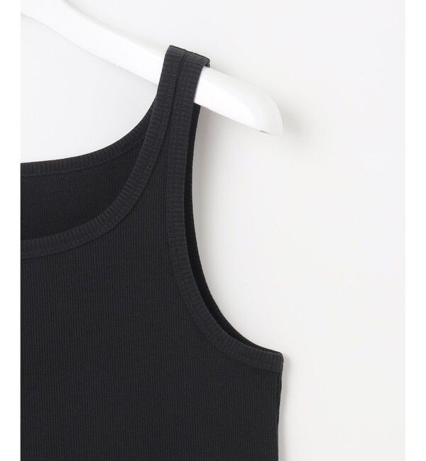 自由区「【洗える】ソフトリブテレコ タンクトップ」|タンクトップ|