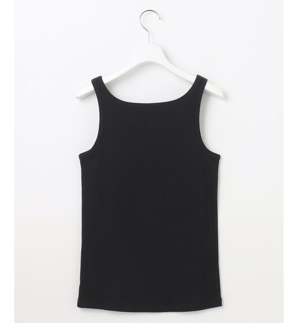 自由区「【洗える】ソフトリブテレコ タンクトップ」|タンクトップ|