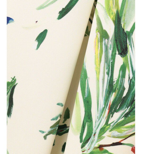 自由区「【洗える】ペイントタッチフラワープリント スカート」|スカート|