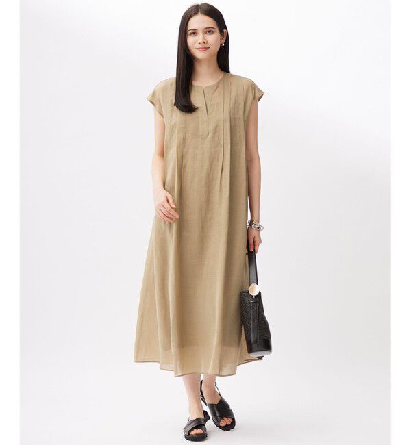 自由区「シアーラミーローンフレンチスリーブ ワンピース」|ワンピース|