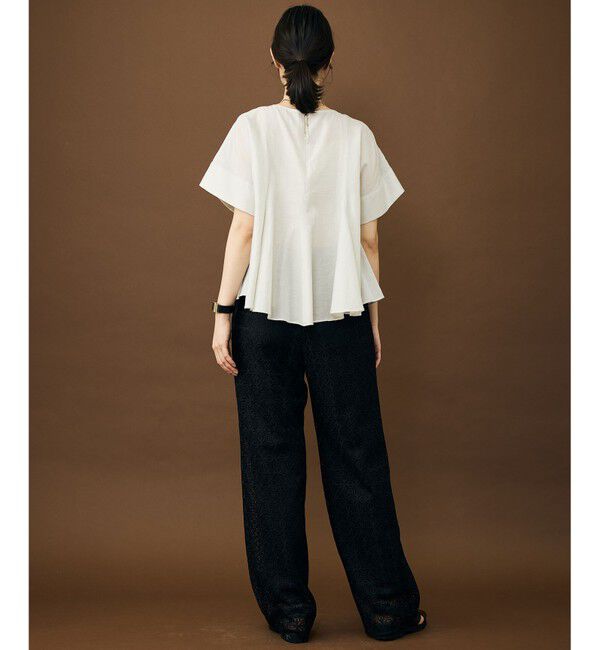 自由区「【カタログ掲載】ブライトシアーシャンブレー ブラウス」|シャツ・ブラウス|