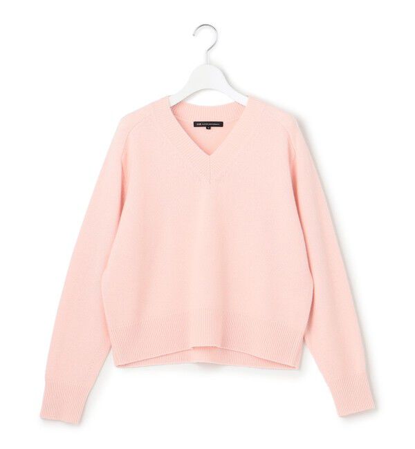 23区「【Oggi2月号掲載/洗える】ウールカシミヤ Vネック ニット」|ニット・セーター|