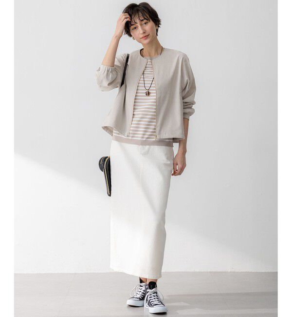 23区「【新色追加/洗える】レーヨンポリエステルストレッチ プルオーバー ニット」|ニット・セーター|