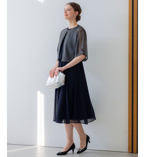 23区「【APPLAUDIR】グロッシーニット ボレロカーディガン」|カーディガン|