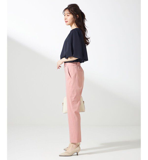 ANY SIS「【ストレッチ・接触冷感・撥水・UVカット・洗える】エアリーストレッチ テーパードパンツ」|その他|