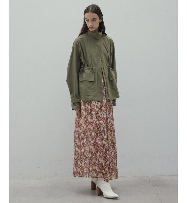 BEIGE,「【洗える】BORONIA / フラワーシフォンロングスカート」|スカート|