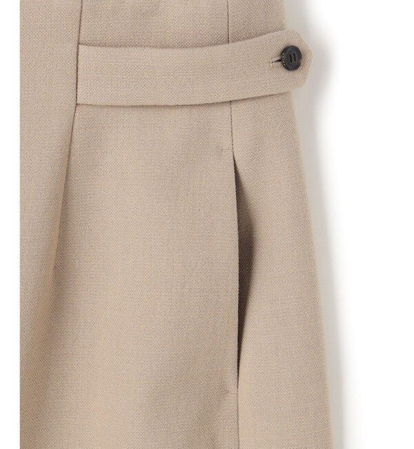 BEIGE,「【VERY NaVY12月号掲載】BUNNELL / ウールハイウエストタブボタンスカート」|スカート|