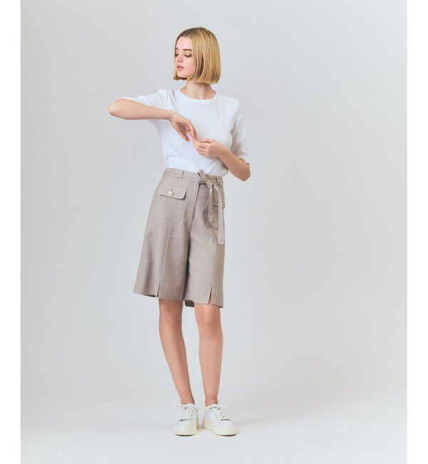 Grace Class「リネンデニムライクパンツ」|デニム|