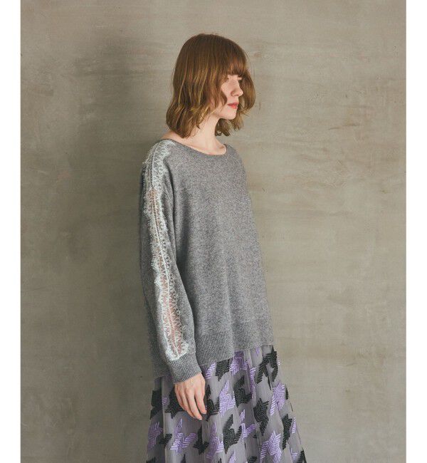 Grace Class「レーススリーブトップ」|ニット・セーター|