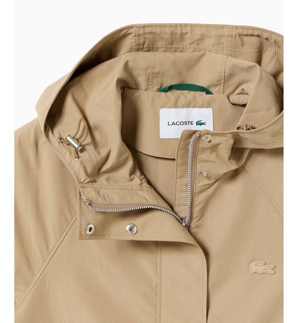LACOSTE「インパーテッドプリーツ Aラインマウンテンパーカー」|その他|