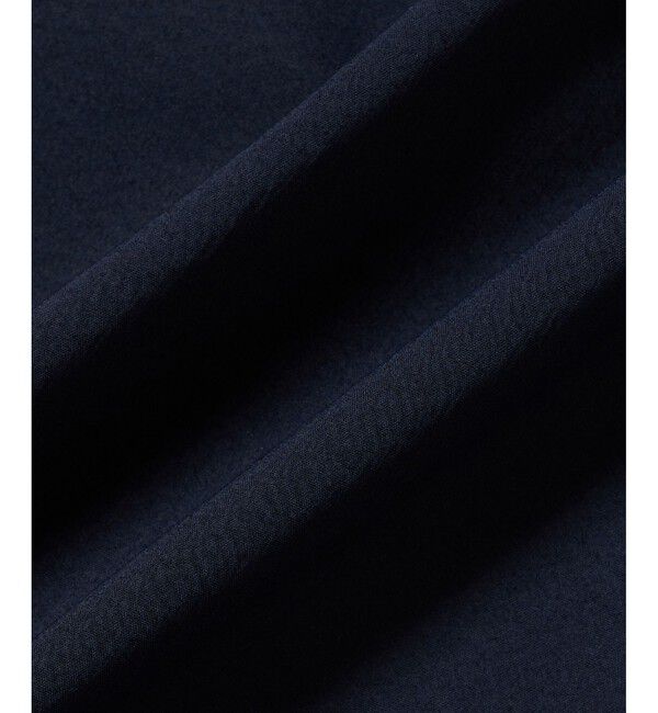 LACOSTE「ウエストギャザーストレッチ ダブルタックワイドパンツ」|チノ|