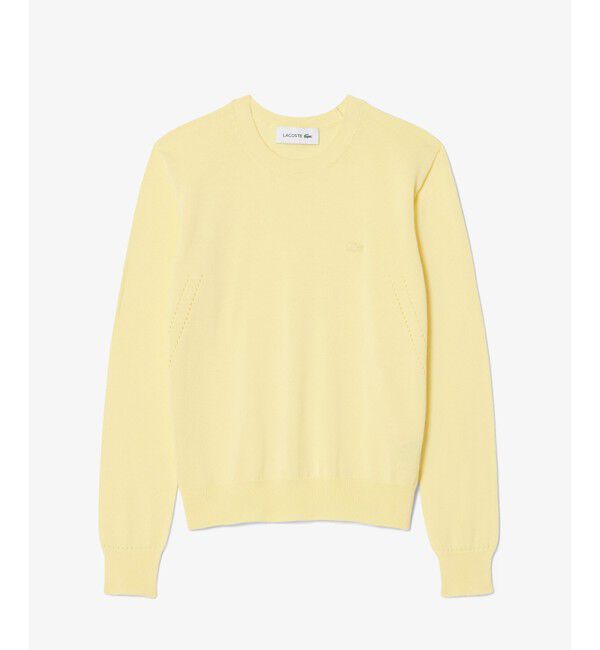 LACOSTE「シームレス3Dニットセーター」|ニット・セーター|
