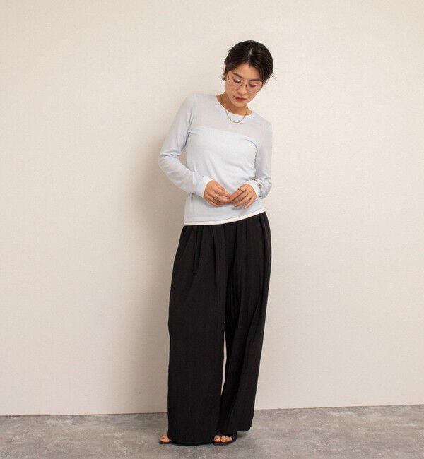 NOLLEY'S「【MAQWEL/マクウェル】レイヤードライクロンT」|Tシャツ・カットソー|