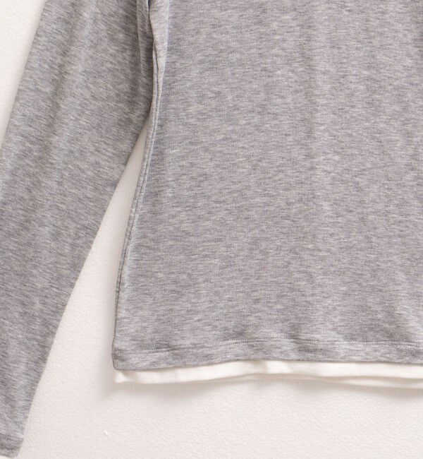 NOLLEY'S「【MAQWEL/マクウェル】レイヤードライクロンT」|Tシャツ・カットソー|