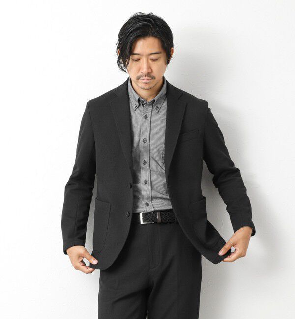 NOLLEY'S goodman「《ビジカジ/セットアップ対応》【尾州】先染めハニカムイージーJK 25AW」|テーラードジャケット|